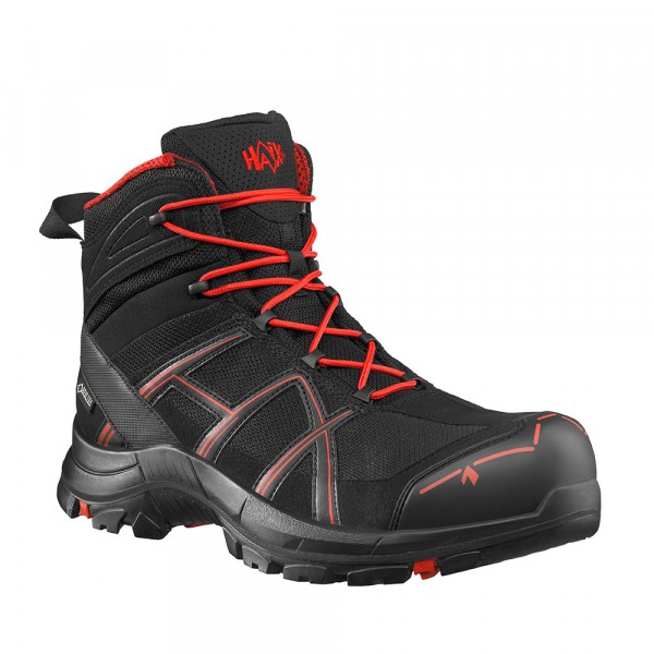 HAIX Sicherheitsstiefel Safety 40 MID black-red S3 Gr. 37 (Uk 4,5)