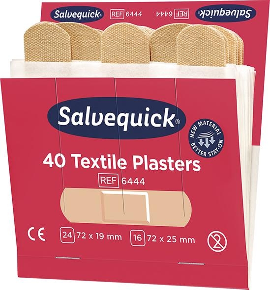 SALVEQUICK Nachfüllpackung 6x30 Pflaster, Finger., elastisch