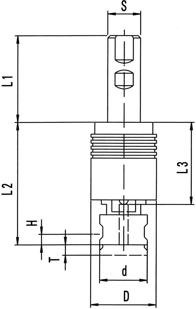 Gewindeschneidfutter für SM 2 - 020 M 1,4 - 7 Tapmatic