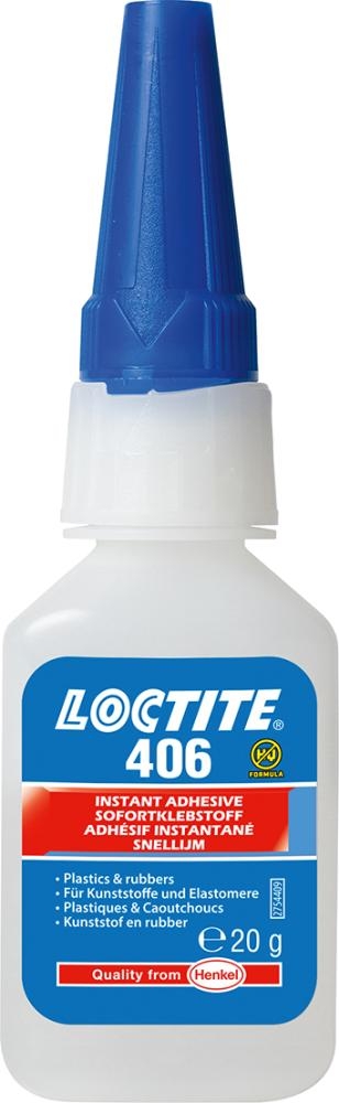 LOCTITE 406 Sofortklebstoff Kunststoff 20g Flasche