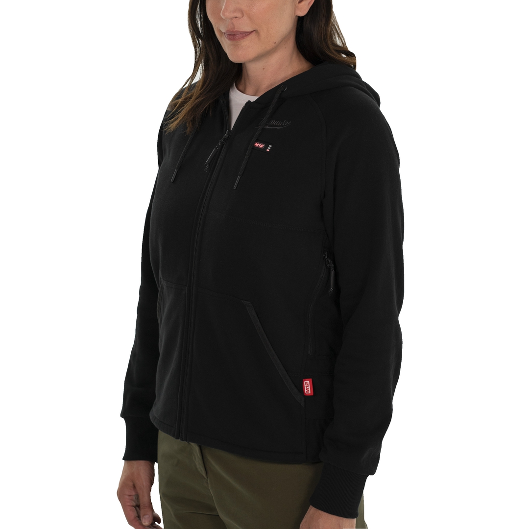 MILWAUKEE Akku-Thermo-Kapuzenpullover Damen M12HHLBL1-0, schwarz S