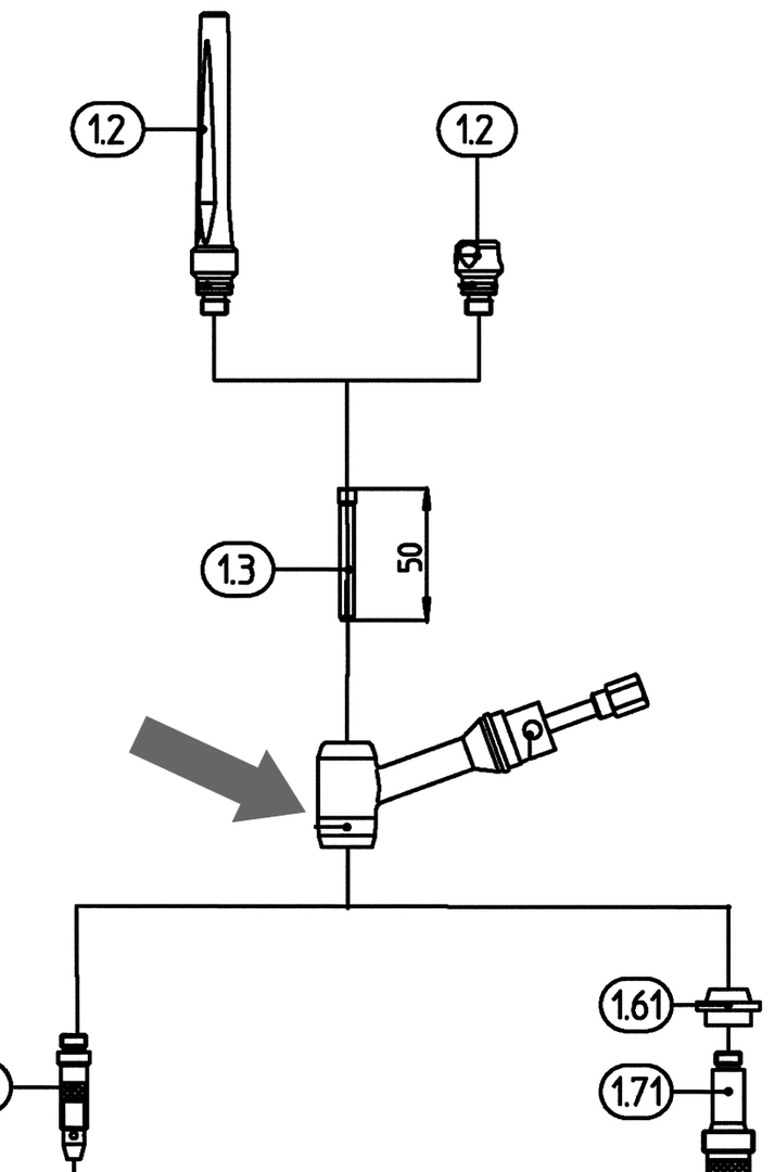 Isolierring für WIG-Schweißbrenner SR 9/20