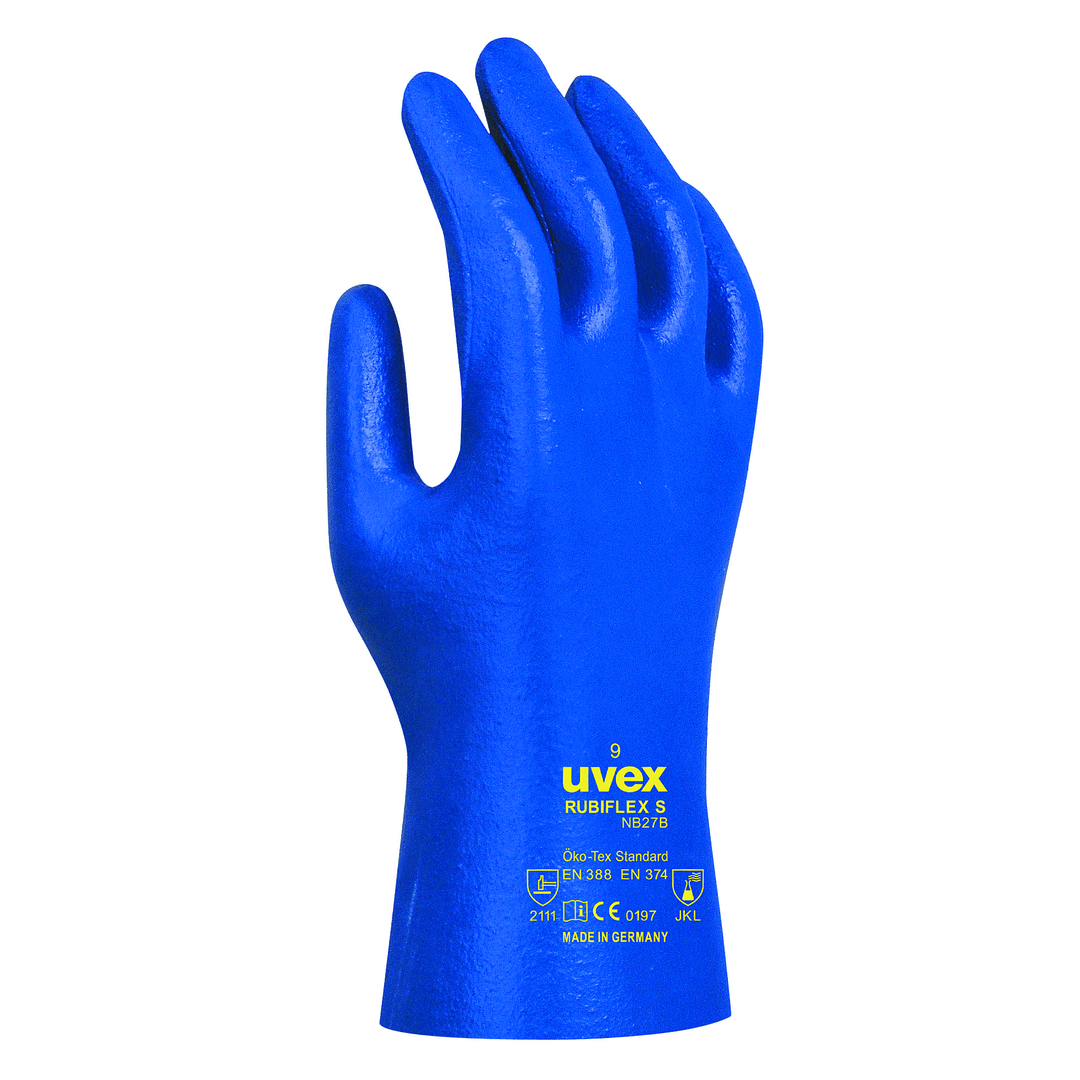 UVEX Chem.-Handschuh rubiflex S NB27B Gr. 11 Nitril blau, 6027.1