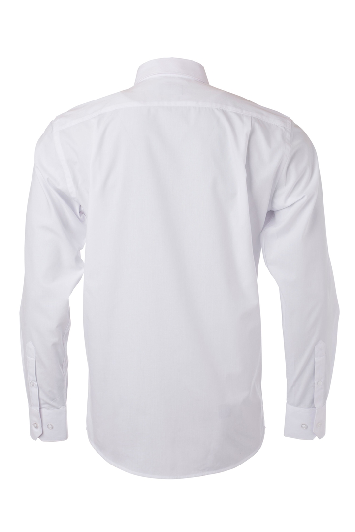 JN Men's Shirt Longsleeve Poplin JN678 white, Größe XXL