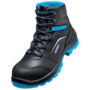 UVEX 2 xenova Sicherheits-Stiefel Gr. 46 W11 S3L ESD SR schw/blau 9556.2