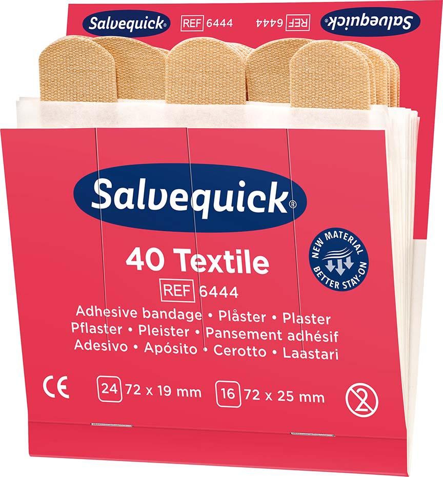 SALVEQUICK Nachfüllpackung 6x30 Pflaster, Finger., elastisch