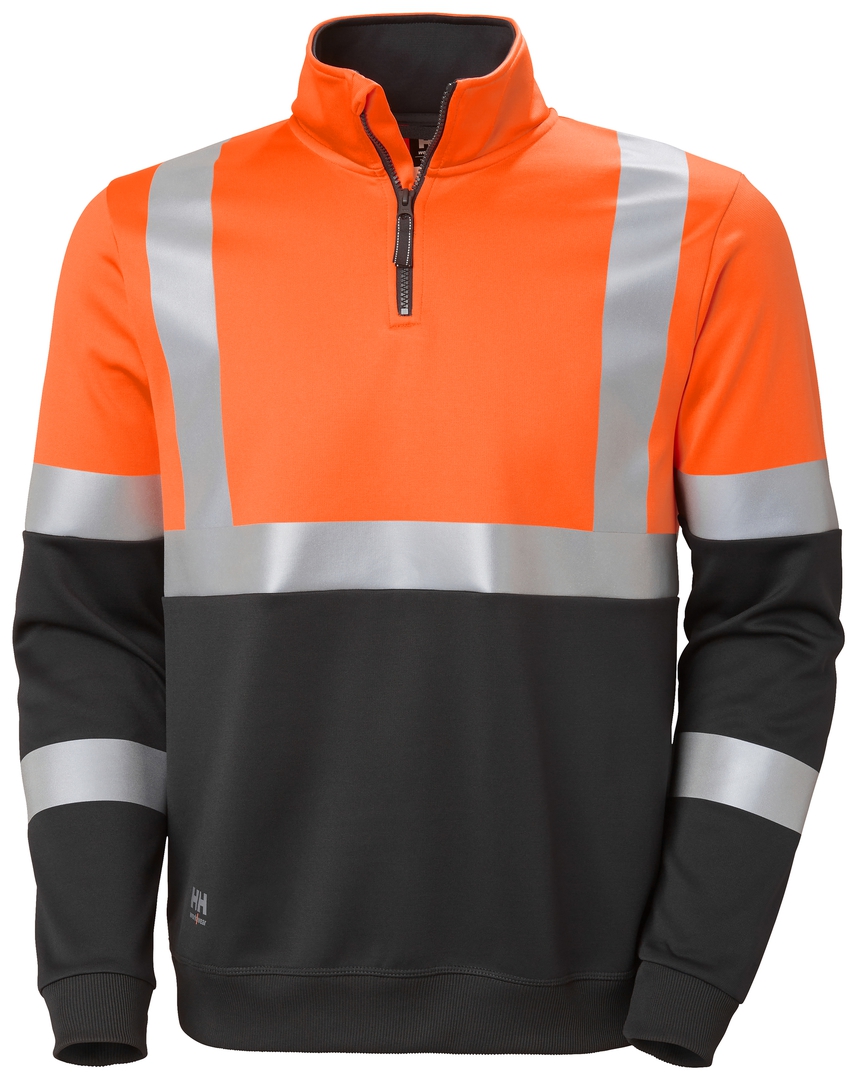 HELLY HANSEN Addvis LS-Shirt 79257 Gr. 2XL ORANGE/EBONY