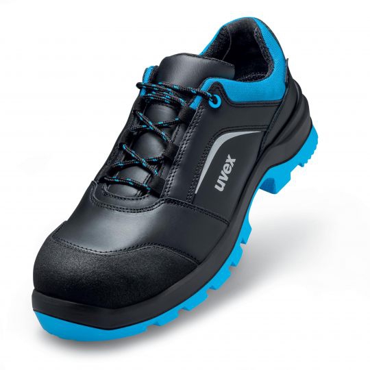 UVEX 2 xenova Sicherheits-Halbschuh Gr. 38 W11 S3L ESD SR schw/blau 9555.2