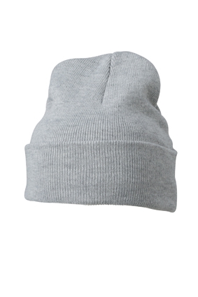 mb Knitted Cap MB7500 100%PAC, light-grey-melange, Gr one size