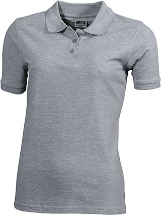 JN Workwear Polo Women JN803 100%BW, grey-heather, Größe S