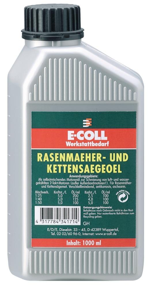 Rasenmäher- und Ketten- sägenöl 1L E-COLL