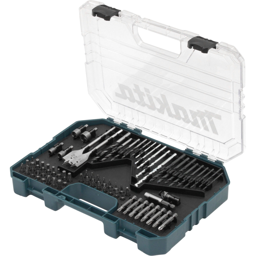 MAKITA Bohrer-Bit-Set 75teilig PZ,PH,SL, T,HEX, HSS-R, TCT, Holzb., Steckn.