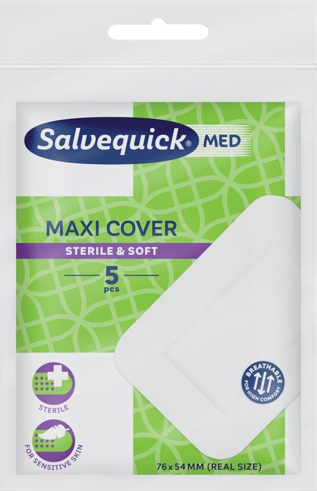 Salvequick Maxi-Pflaster 76x54mm, 5 Stck.