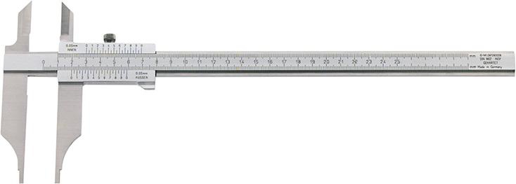 FORMAT Werkstatt-Messschieber m. Spitzen 1/20 parallaxfrei 300x90mm