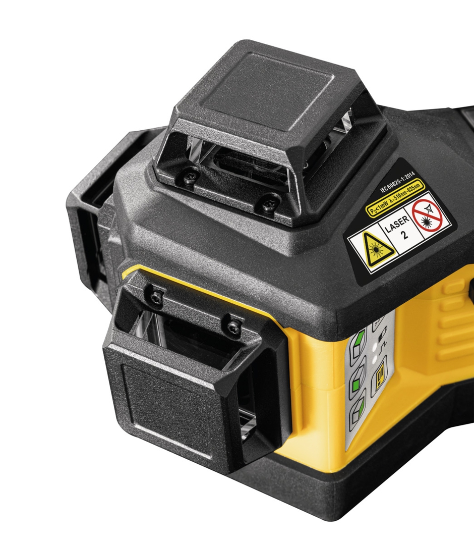 Stabila Multilinien-Laser LAX 600G 12V 7-tlg. Set  3x360° Greenbeam-Linien