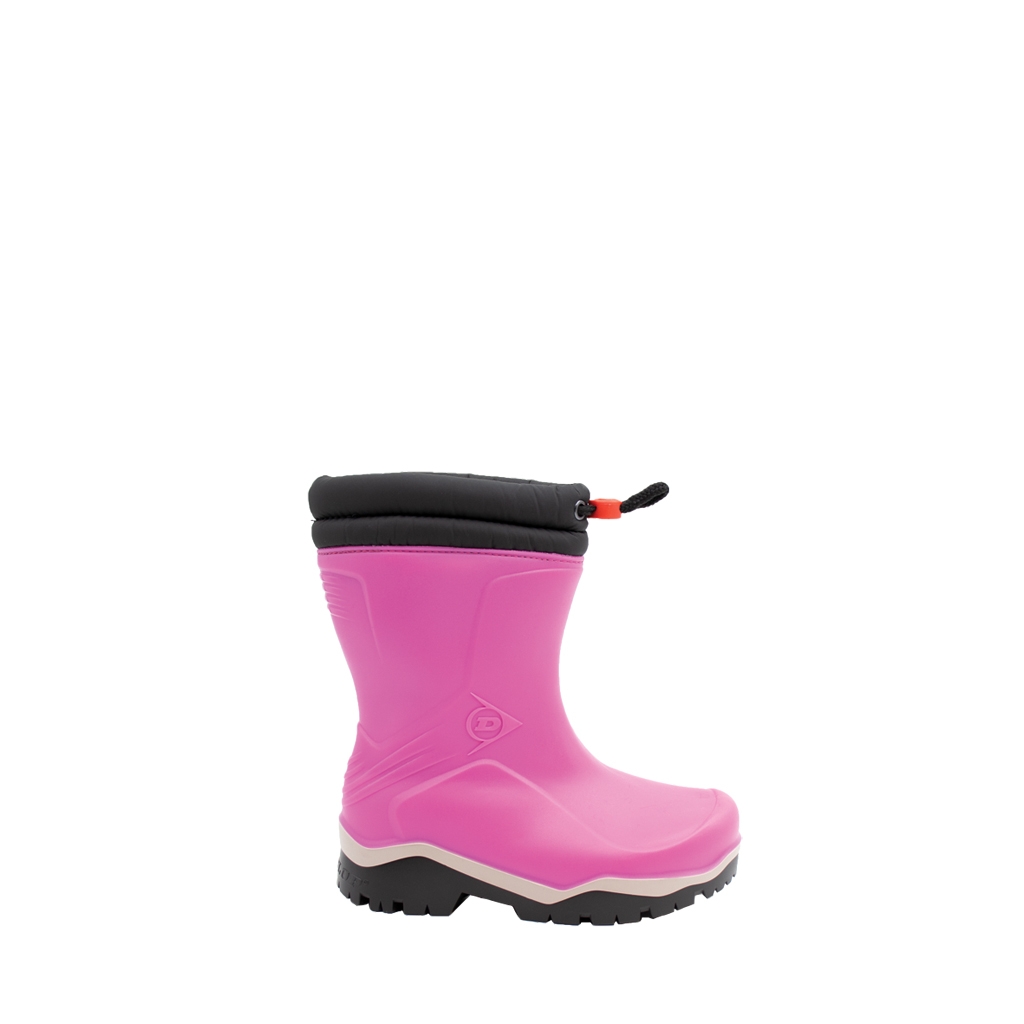 DUNLOP Kinder-Stiefel Kids Blizzard PVC Gr. 24 gefüttert pink/schwarz, K374061