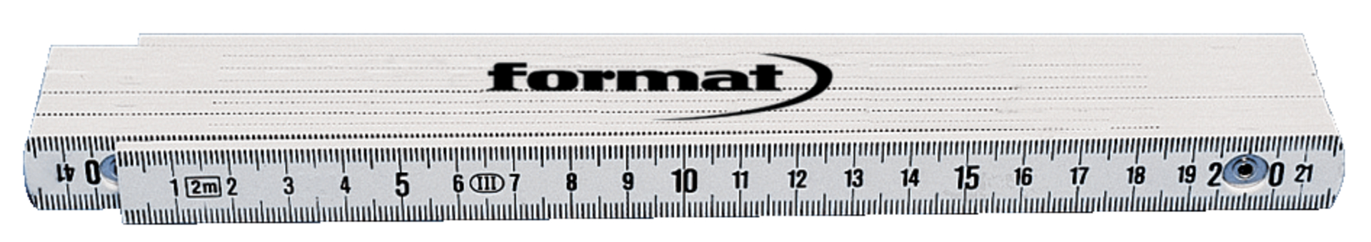 FORMAT Kunststoff-Gliedermaßstab 2m