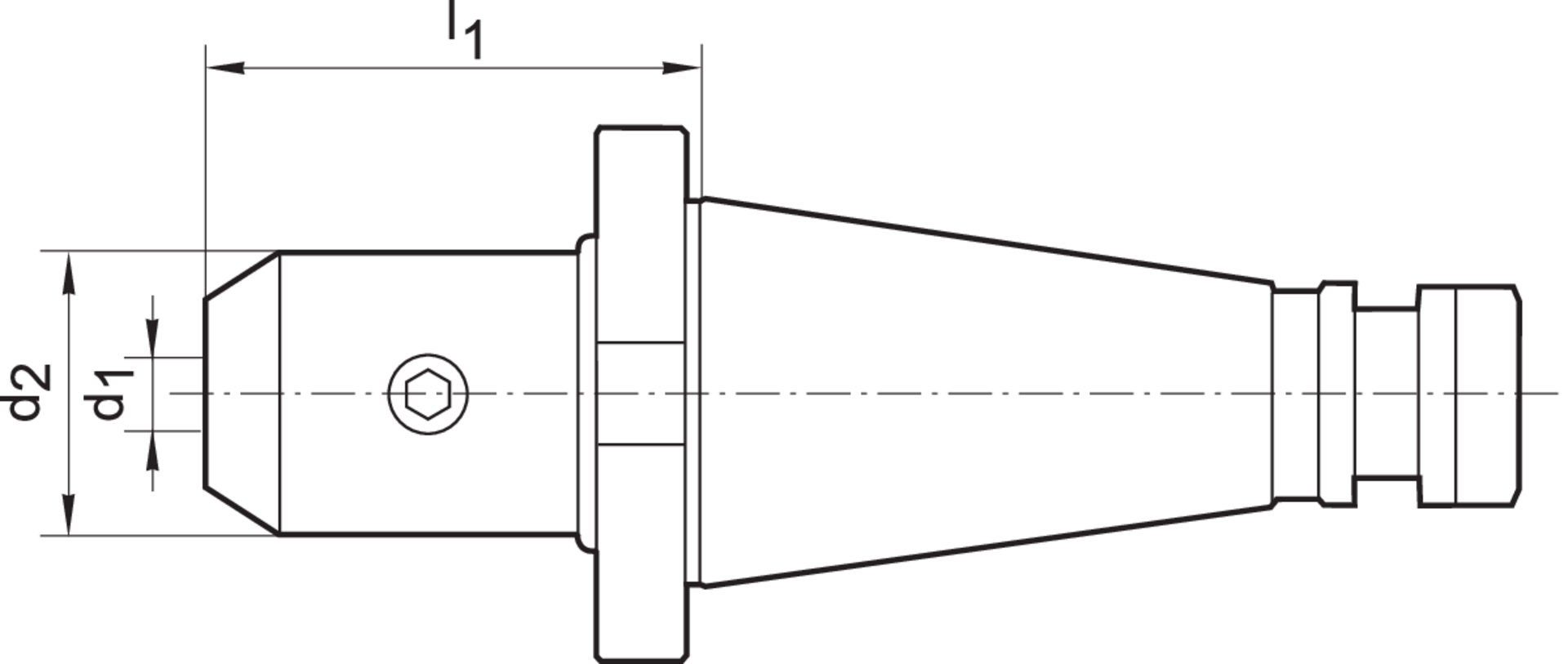 FORTIS Spannfutter D 2080 D 32 SK 50