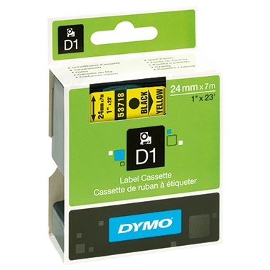 DYMO Schriftbandkassette D1 S0720670 9mmx7m sw auf tr