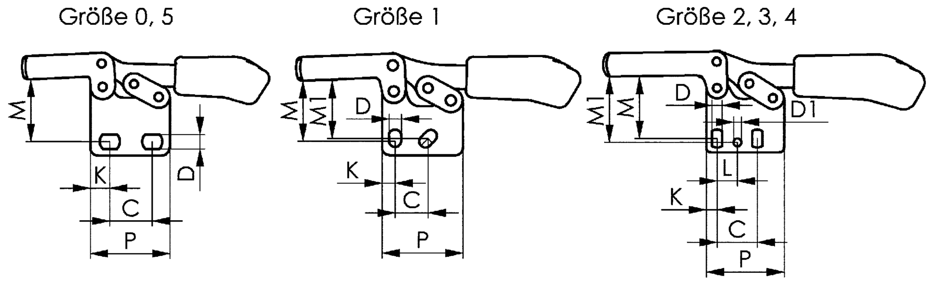 Waagrecht - Spanner 6832 Gr. 2 AMF