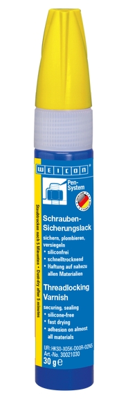 WEICON Schrauben-Sicherungslack 30g gelb