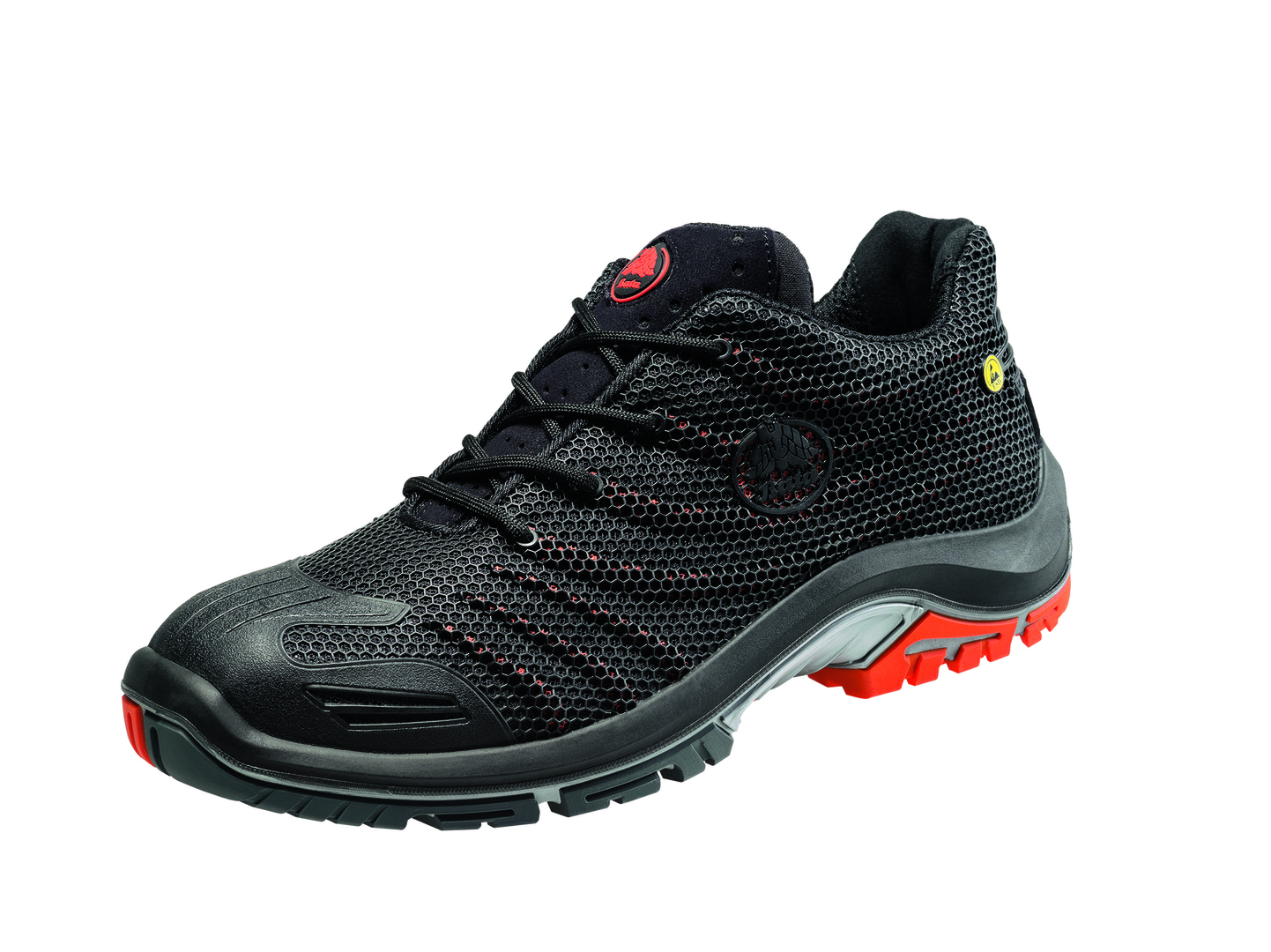 BATA Sicherheits-Halbschuh ZIP S1P ESD Gr. 42, Weite: XW, Mikrofaser schwarz