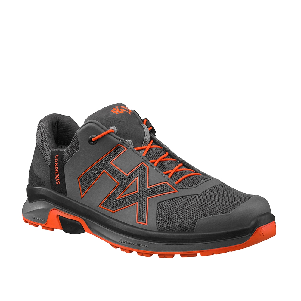 HAIX Halbschuh CONNEXIS Go GTX low grey-orange Gr. 41 (UK 7,5)