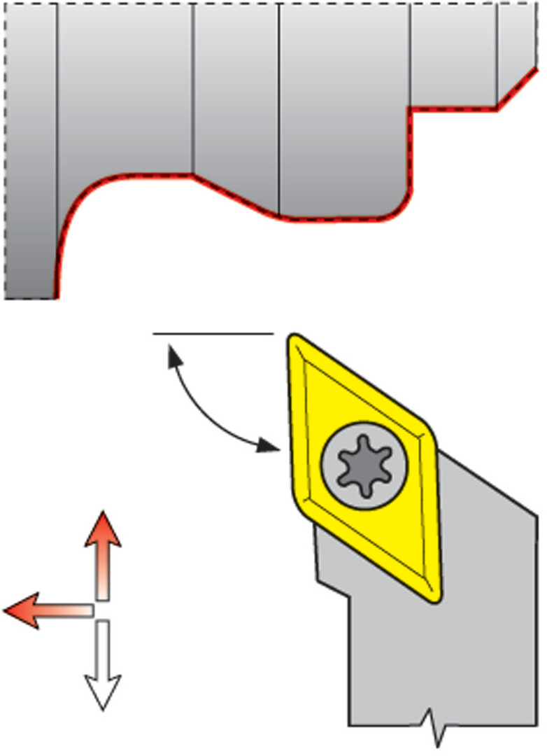 Klemmhalter 93 Grad SDJCR 1212 F11