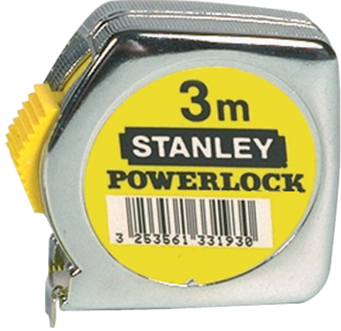 Taschenbandmass Metall Powerlock 3 m Stanley