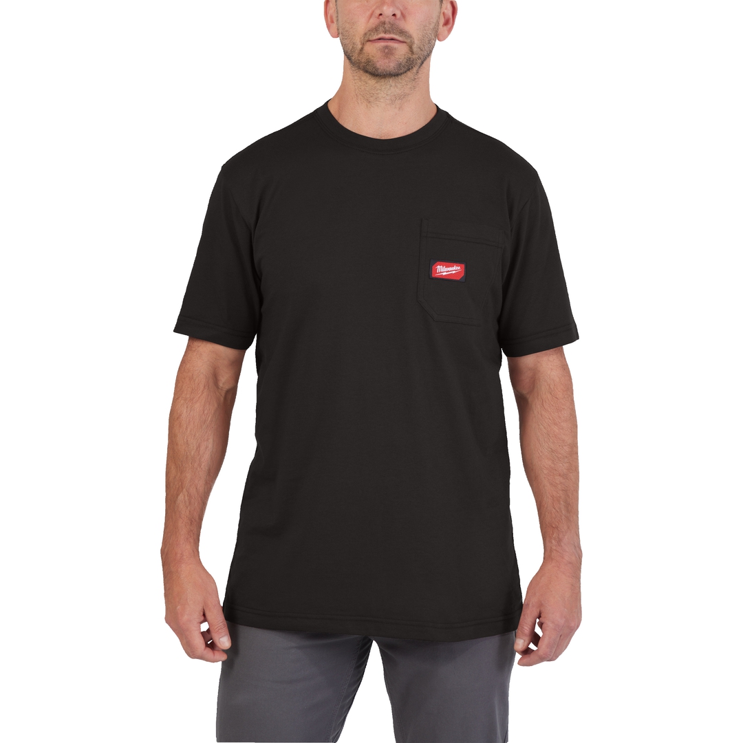 MILWAUKEE Arbeits-T-Shirt mit UV-Schutz WTSSBL-S schwarz