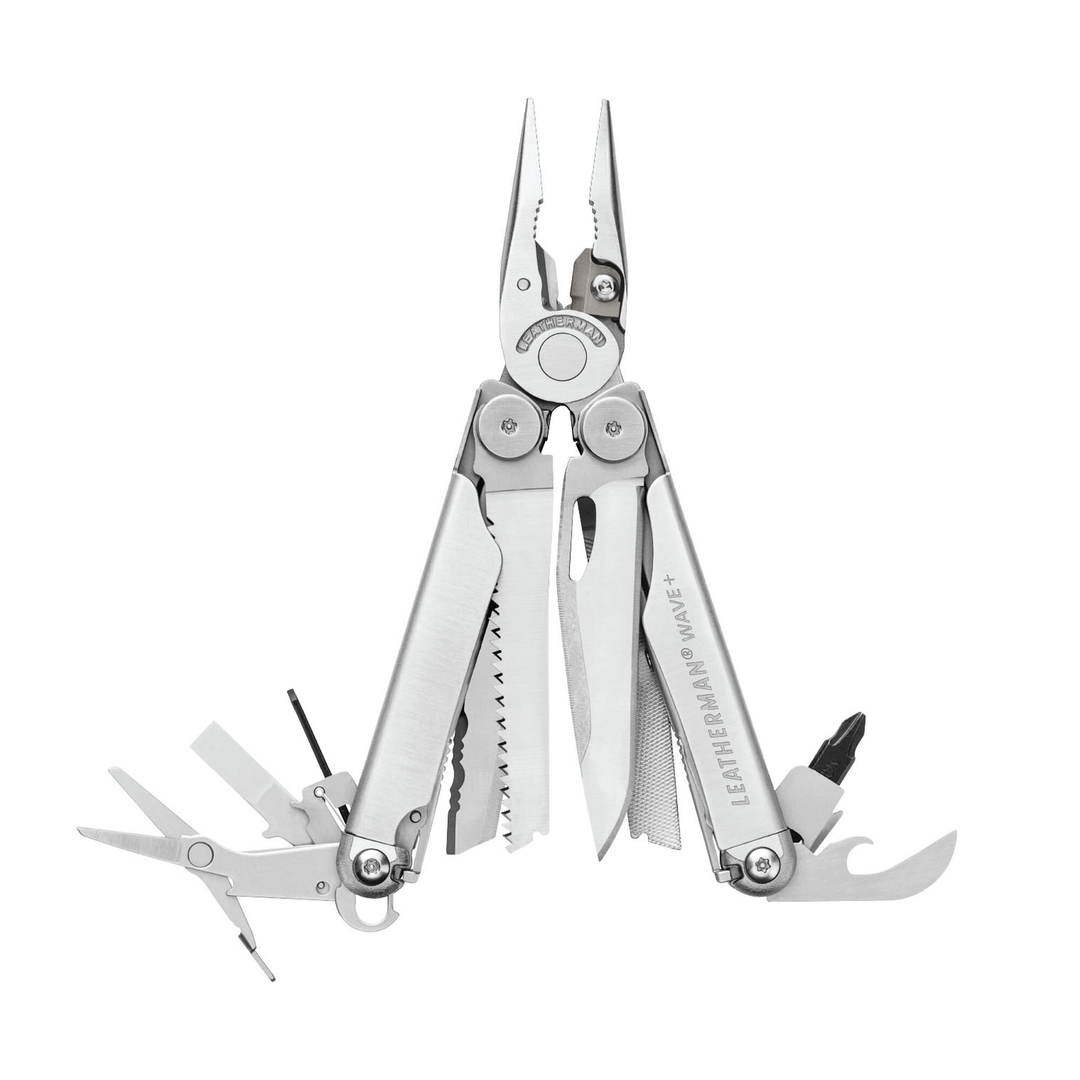 Leatherman Multitool Wave plus silver, 18 Funktionen