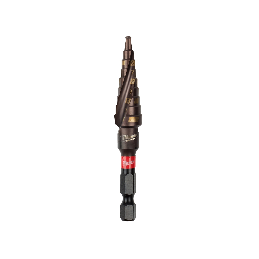 MILWAUKEE SHOCKWAVE Stufenbohrer 4 bis 12 mm, 1 mm