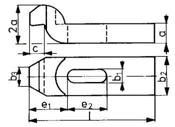 FORMAT Spanneisen DIN6316 22 x 160 mm