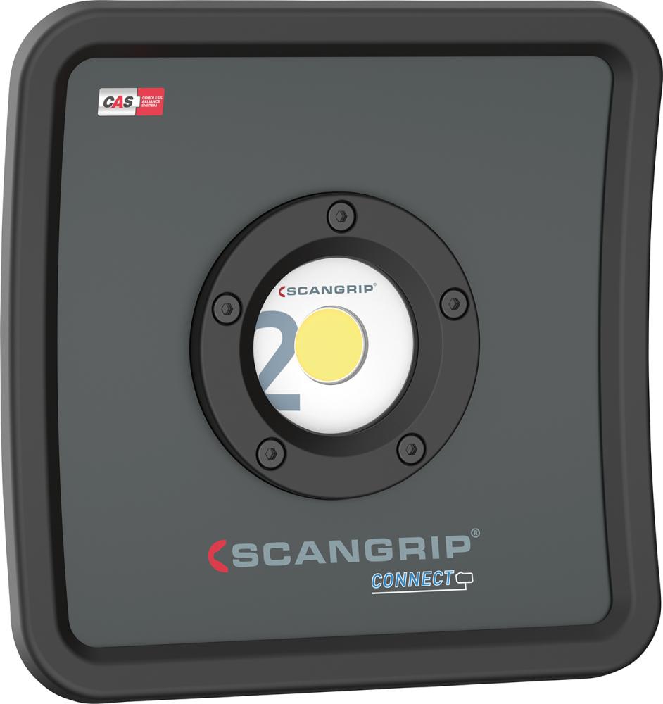 SCANGRIP Akku-Arbeitsleuchte NOVA 2 CONNECT 200-2000Lumen ohne Akku