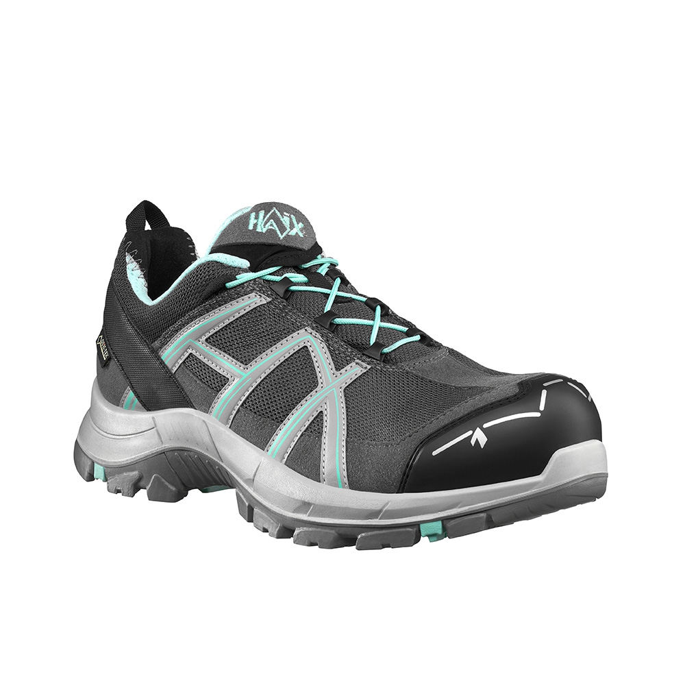 HAIX Sicherheitshalbschuh Safety 40.1 Ws low ESD GTX grey-mint S3 Gr. 43 (Uk 9)