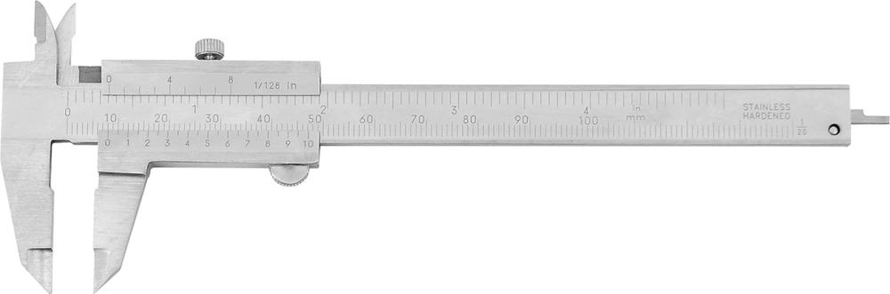 FORMAT Klein-Taschenmessschieber mit Feststellschraube 100mm