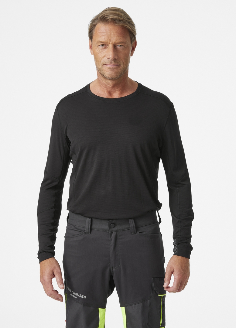 HELLY HANSEN Lifa Active LS-Baselayer 75117 Gr. L BLACK