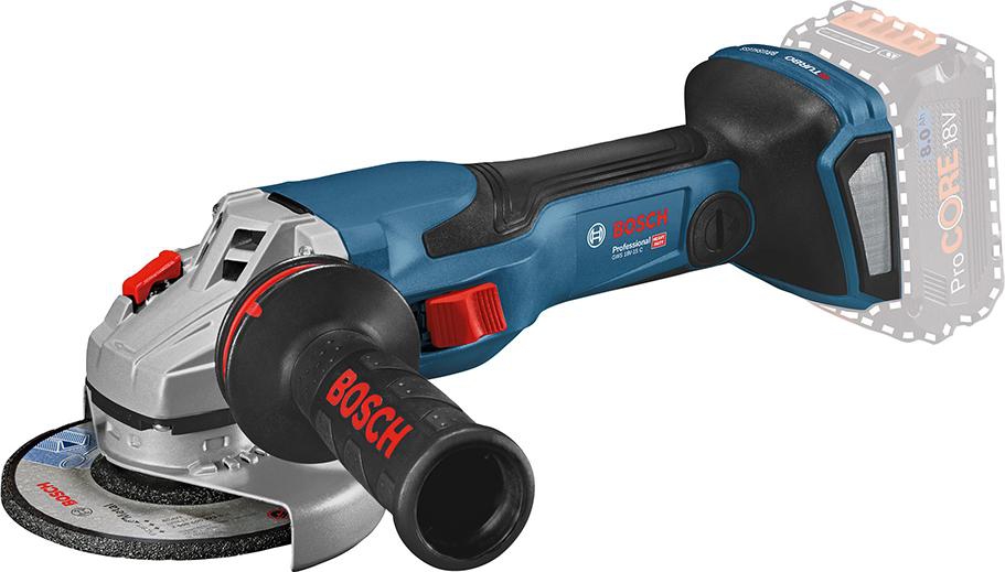 BOSCH Akku Winkelschleifer in L-Boxx GWS 18V-15C, ohne Akku, ohne Ladegerät