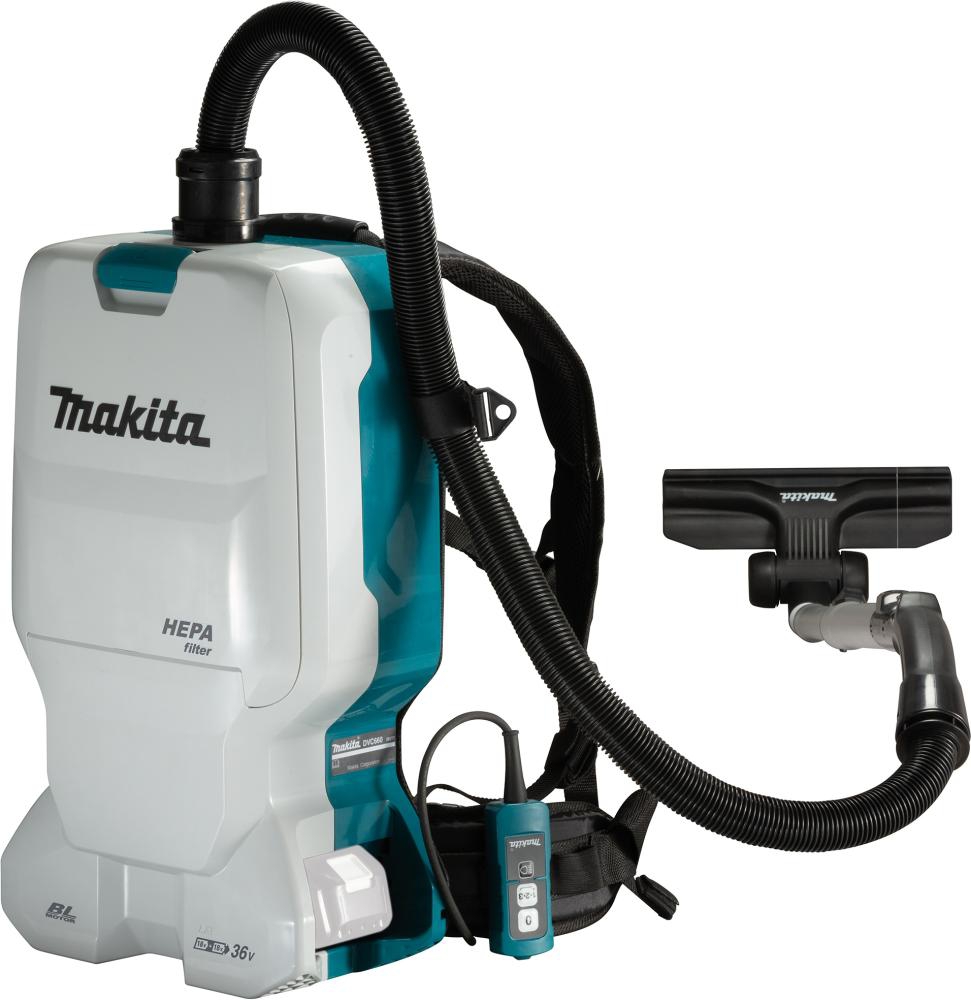 MAKITA Akku-Rucksackstaubsauger DVC660Z, 2x18 V, solo