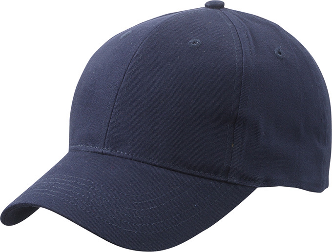 mb Brushed 6 Panel Cap MB6118 100%BW, navy, Größe one size