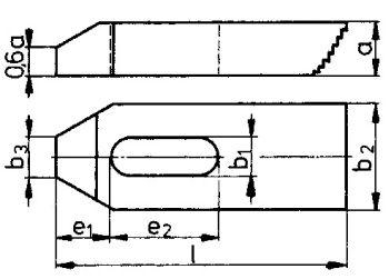 SpanneisenTreppenzähnen 6314Z- 9X 60