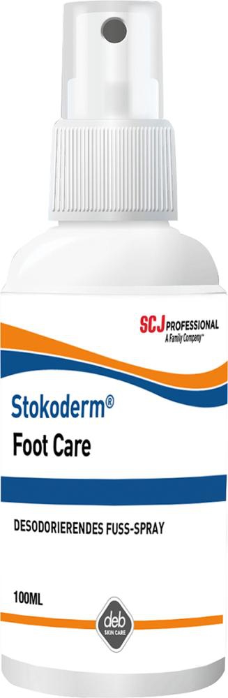 SC JOHNSON Fuß-Spray Stokoderm Foot Care, 100 ml Pumpflasche, SFC100ML