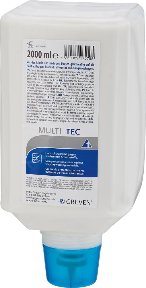 GREVEN Hautschutzcreme MULTI TEC 2.000 ml Varioflasche