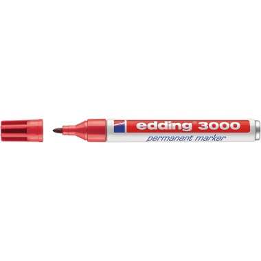 EDDING Permanentmarker 3000 Rundspitze 10er-Pack, 1,5-3mm, sortiert