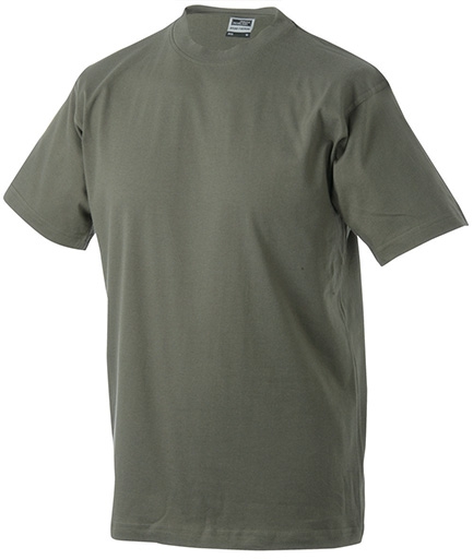 JN T-Shirt Round-T Heavy JN002 100%BW, olive, Größe M