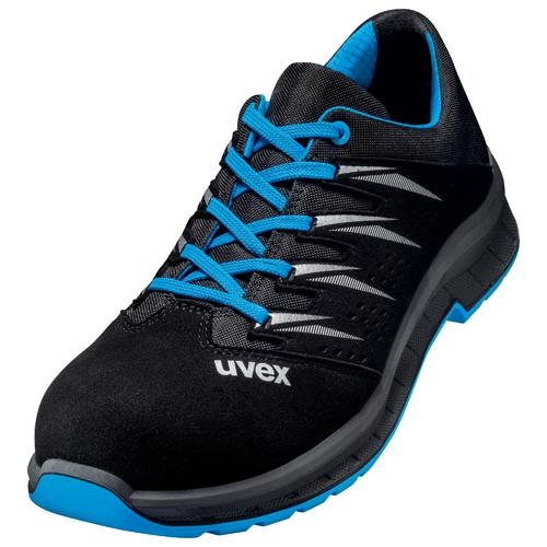 UVEX 2 trend Sicherheits-Halbschuh gel. Gr. 43 W11 S1 ESD SR schwarz/blau 6937.8