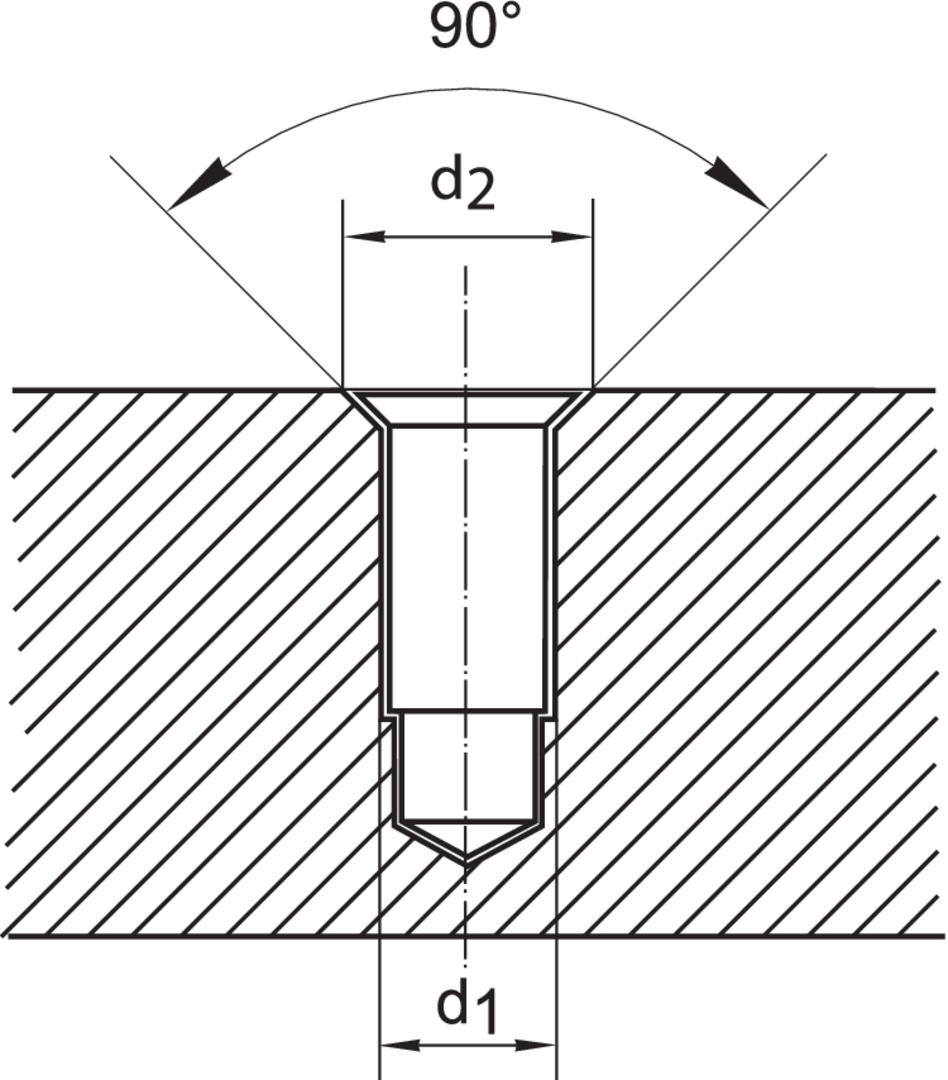 Kurzstufenbohrer HSS TiN M 3 KL 90G. Gühring