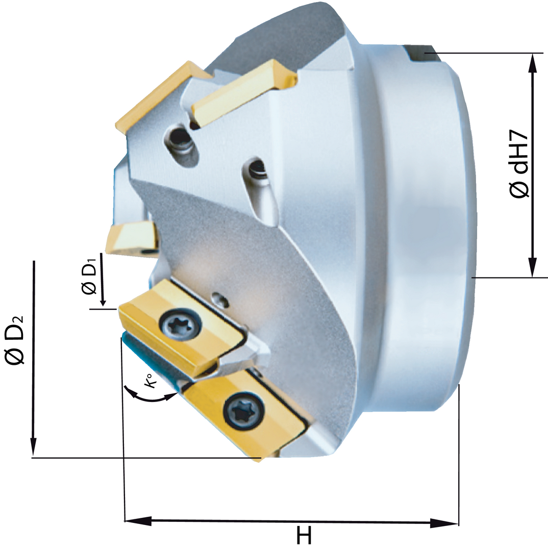 Fasenfräser  15G Z 6 f.  XPHT16