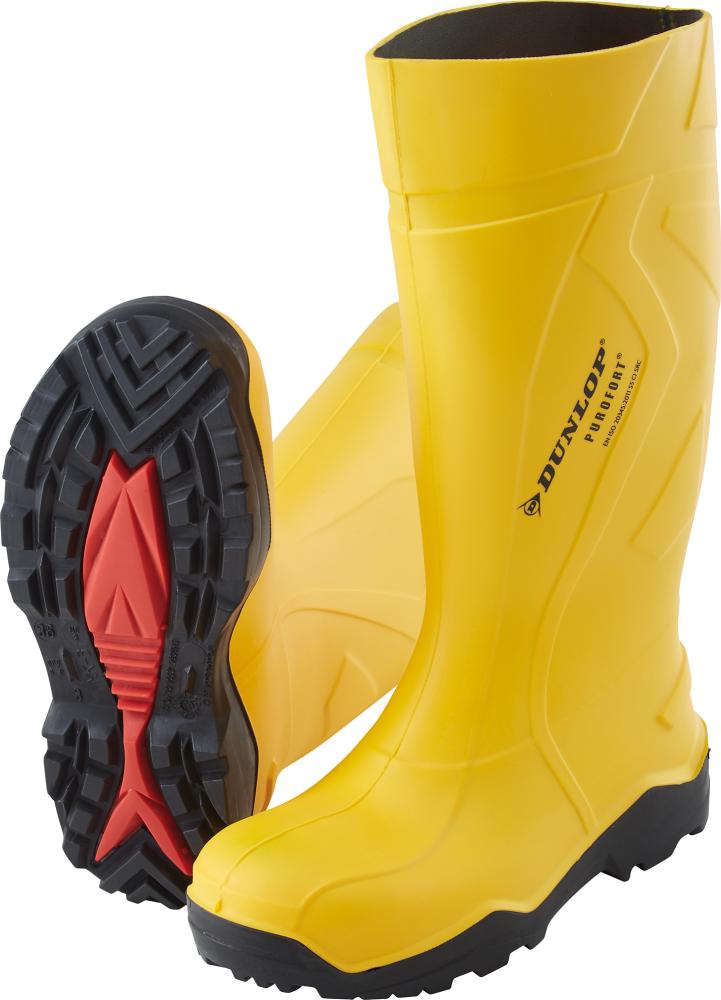 DUNLOP Sicherheitsstiefel Purofort+ S5CI, gelb, Gr. 49