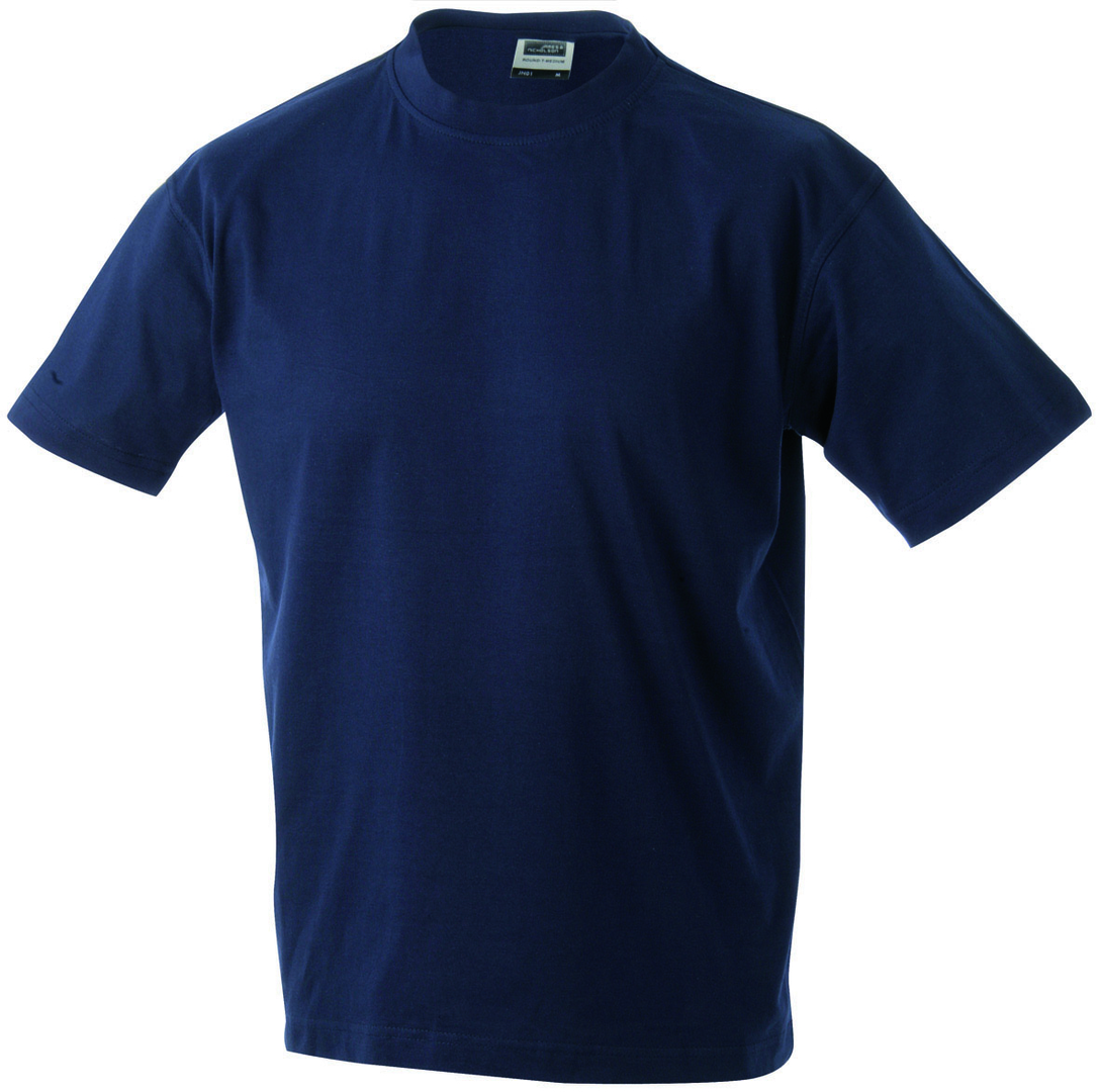 JN T-Shirt Round-T Heavy JN002 100%BW, navy, Größe 2XL